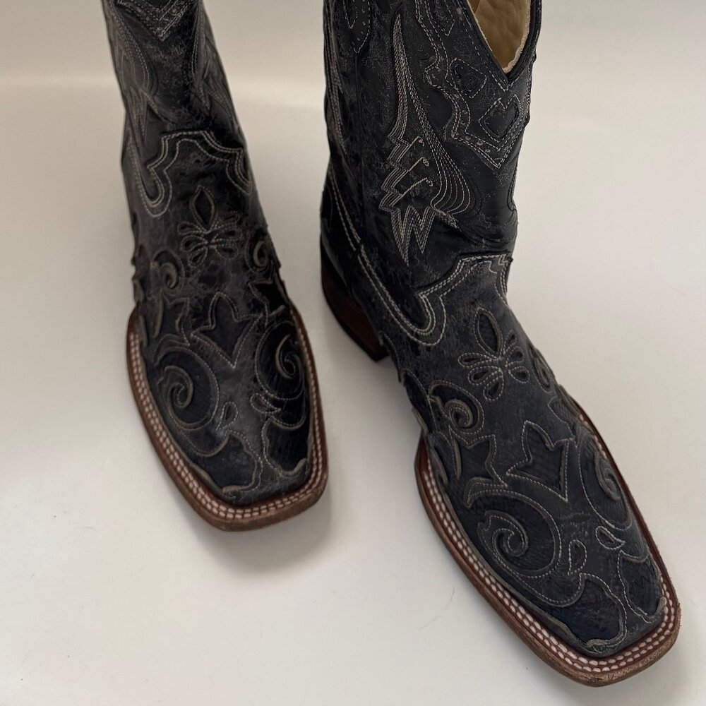 Corral Women's Vintage Python Inlay Western Cowbo… - image 3